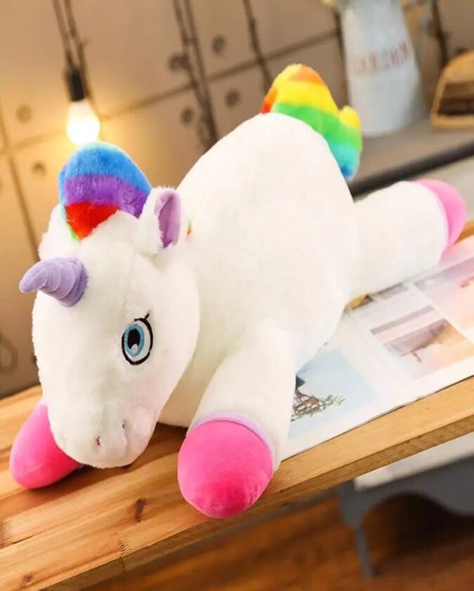 Rainbow Unicorn Plush Toy Soft Stuffed Giant Size Unicornio Doll Animal Horse Christmas Gifts for Kids Children