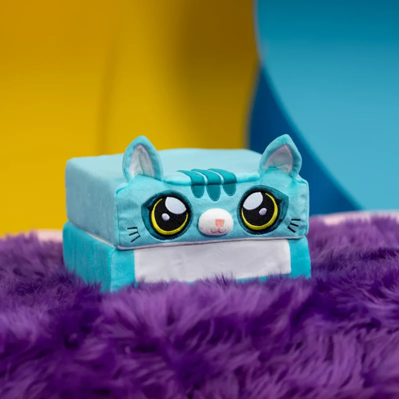 Pillow Cube Kid Cubes Kitty Toddler Pillow, 2-in-1 Fun Toy & Plush Pillow for Kids Ages 3+ - Image 3