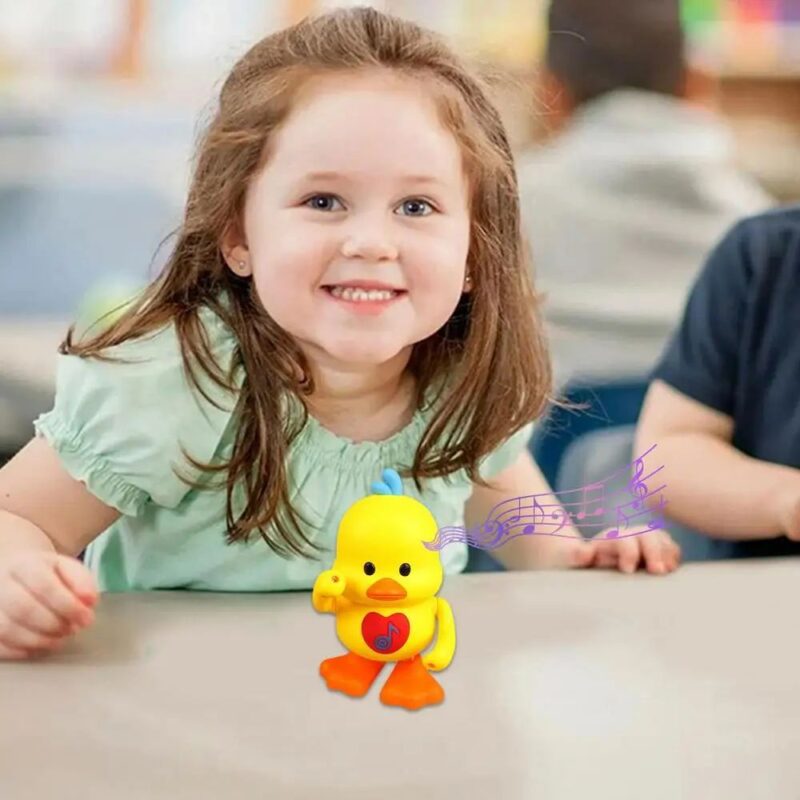 Dancing Duck Toy Dancing Singing Musical Duck with LED Light Flapping Light Up Dancing Duck Modes - Image 8
