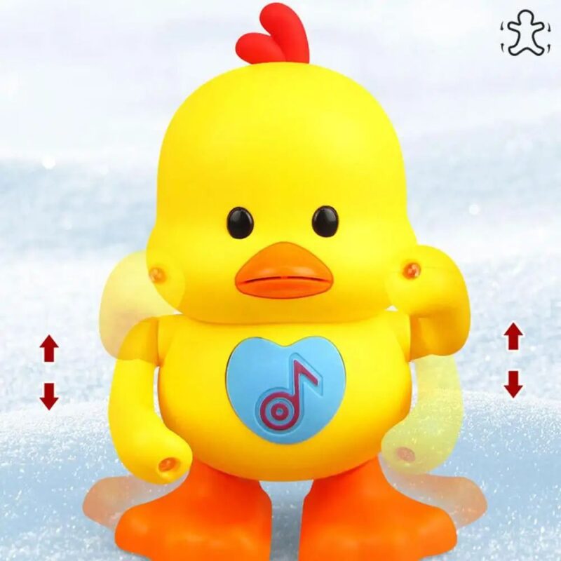 Dancing Duck Toy Dancing Singing Musical Duck with LED Light Flapping Light Up Dancing Duck Modes - Image 4