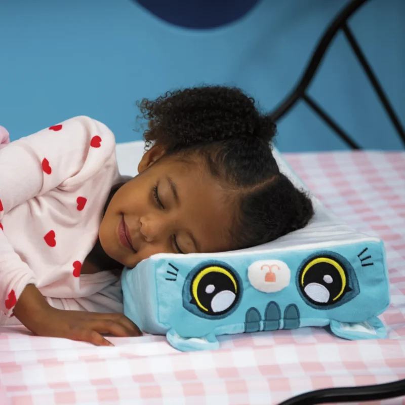 Pillow Cube Kid Cubes Kitty Toddler Pillow, 2-in-1 Fun Toy & Plush Pillow for Kids Ages 3+ - Image 5