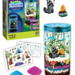Creativity for Kids Terrarium Kit – Plant & Decorate Your Own Mini Garden with Glowing Fun