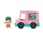 Ice Cream Truck, Push-Along Toy Vehicle & Figure for Toddlers & Kids