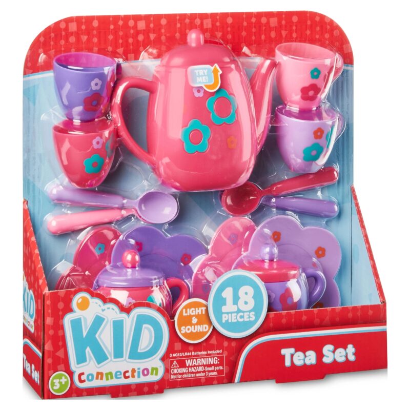 Tea Play Set with Light and Sound, 18 Pieces - Image 2
